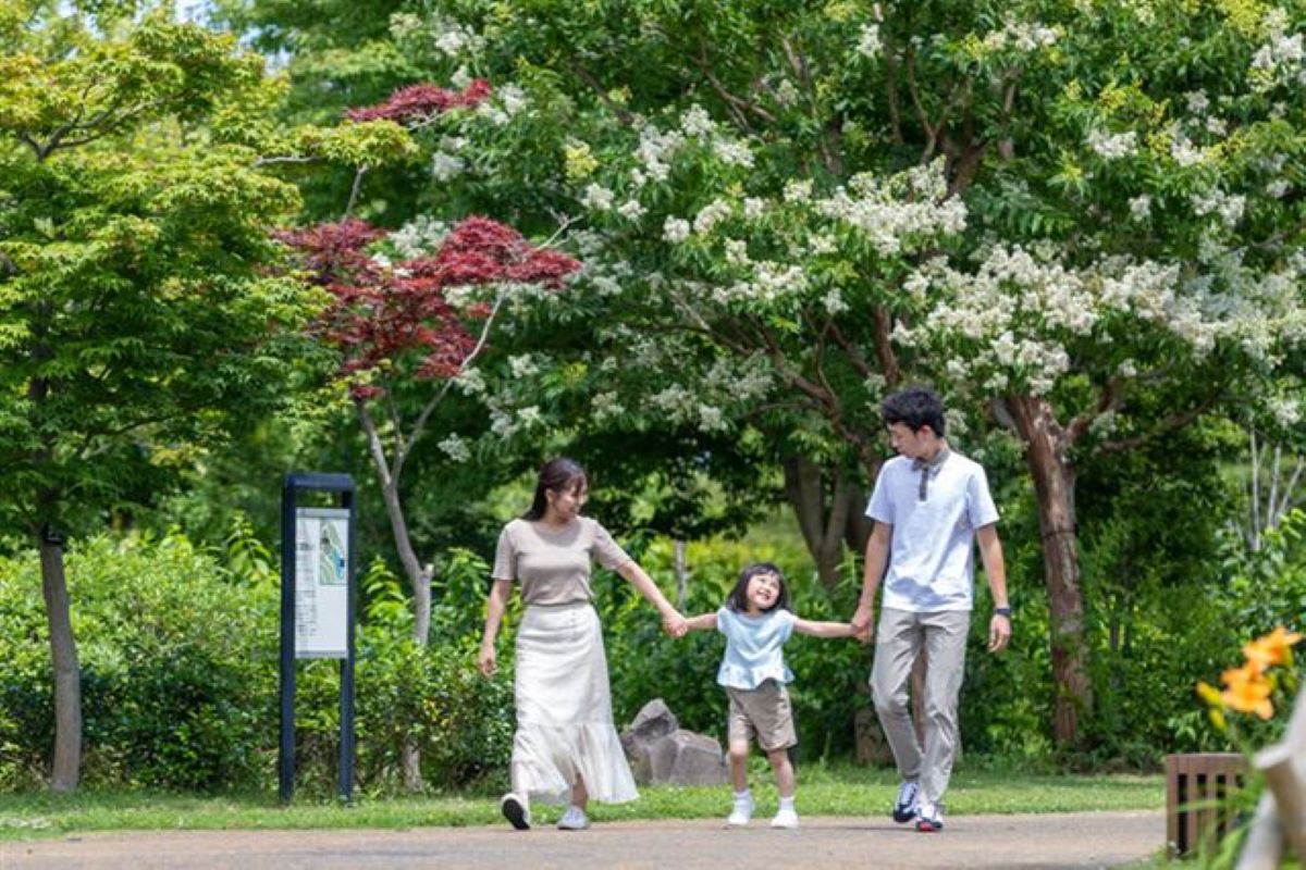 広々とした園内